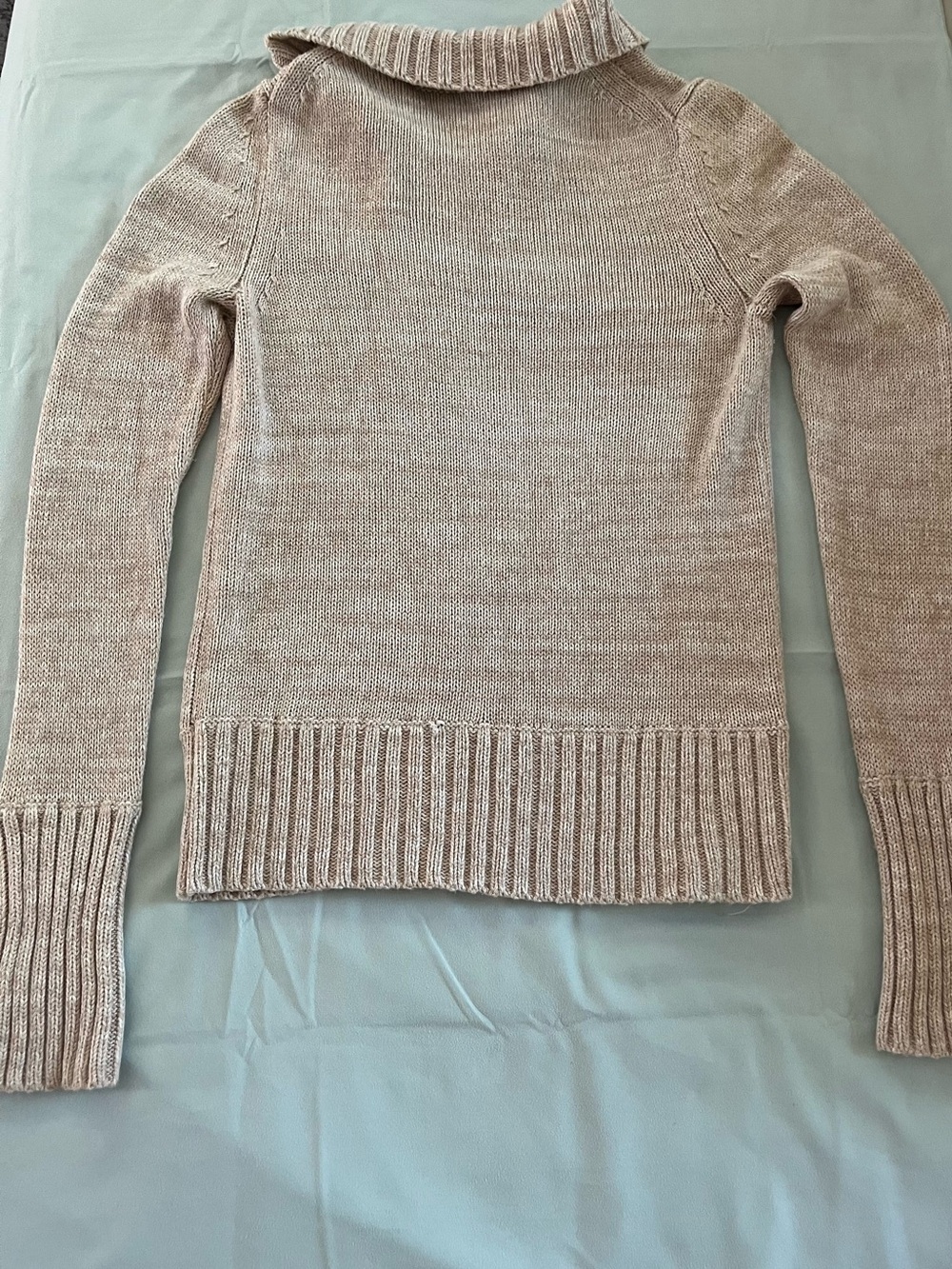 Victoria's Secret Y2K Zip Knit Sweater ecru | Size S - Picture 2 of 7